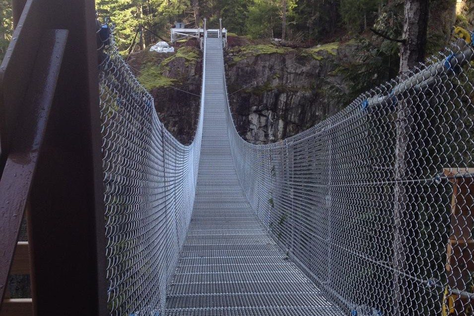 Cross over the falls: Elk Falls Suspension Bridge is open for business!