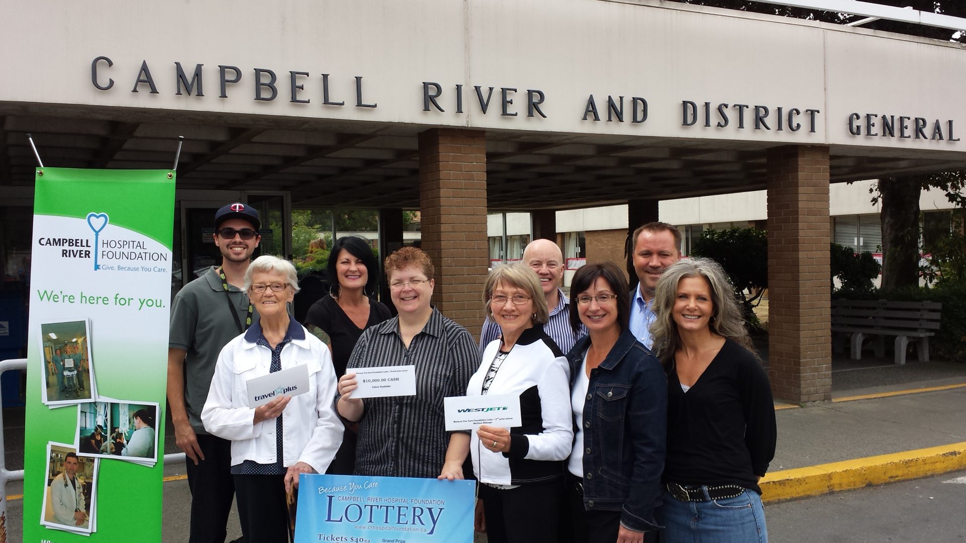 Because You Care lotto winners come together!