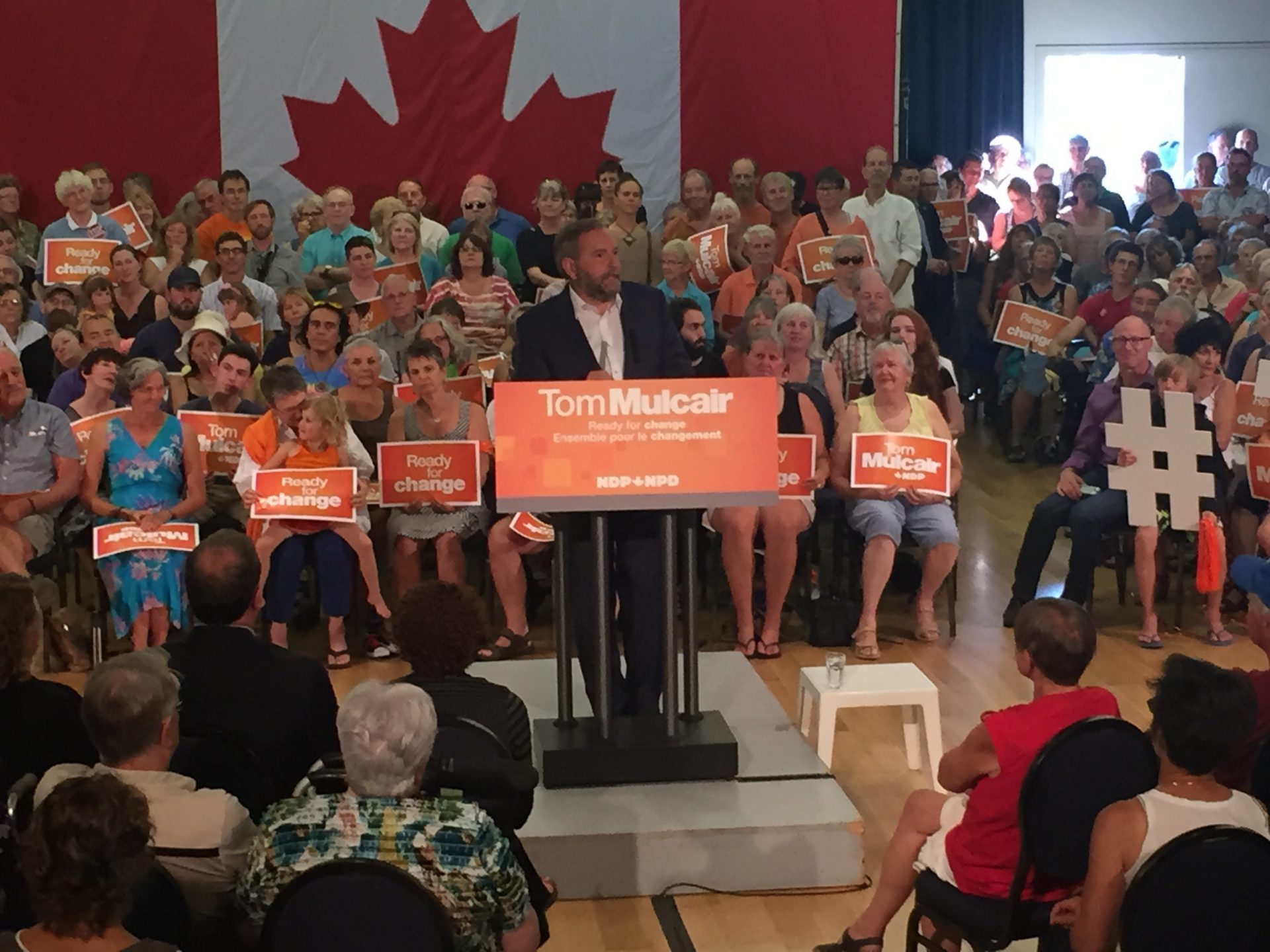 Tom Mulcair on the Island