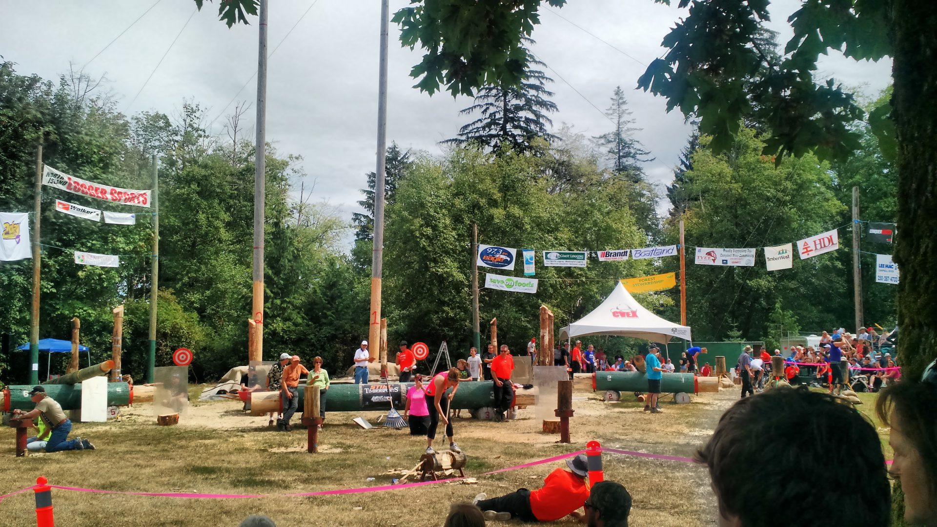 Salmon Fest and Logging Sports