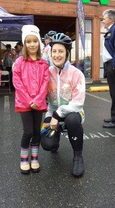 Hilary with her Junior Rider, Hope