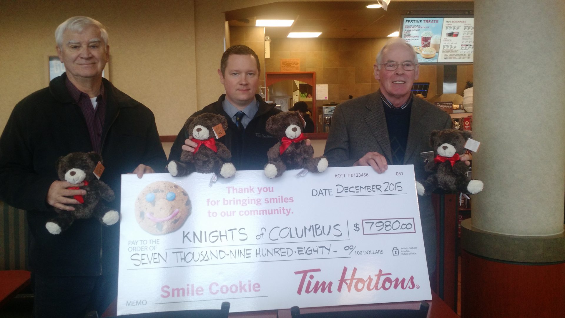 Smile Cookie Sale raises $7,980 for Christmas Hamper