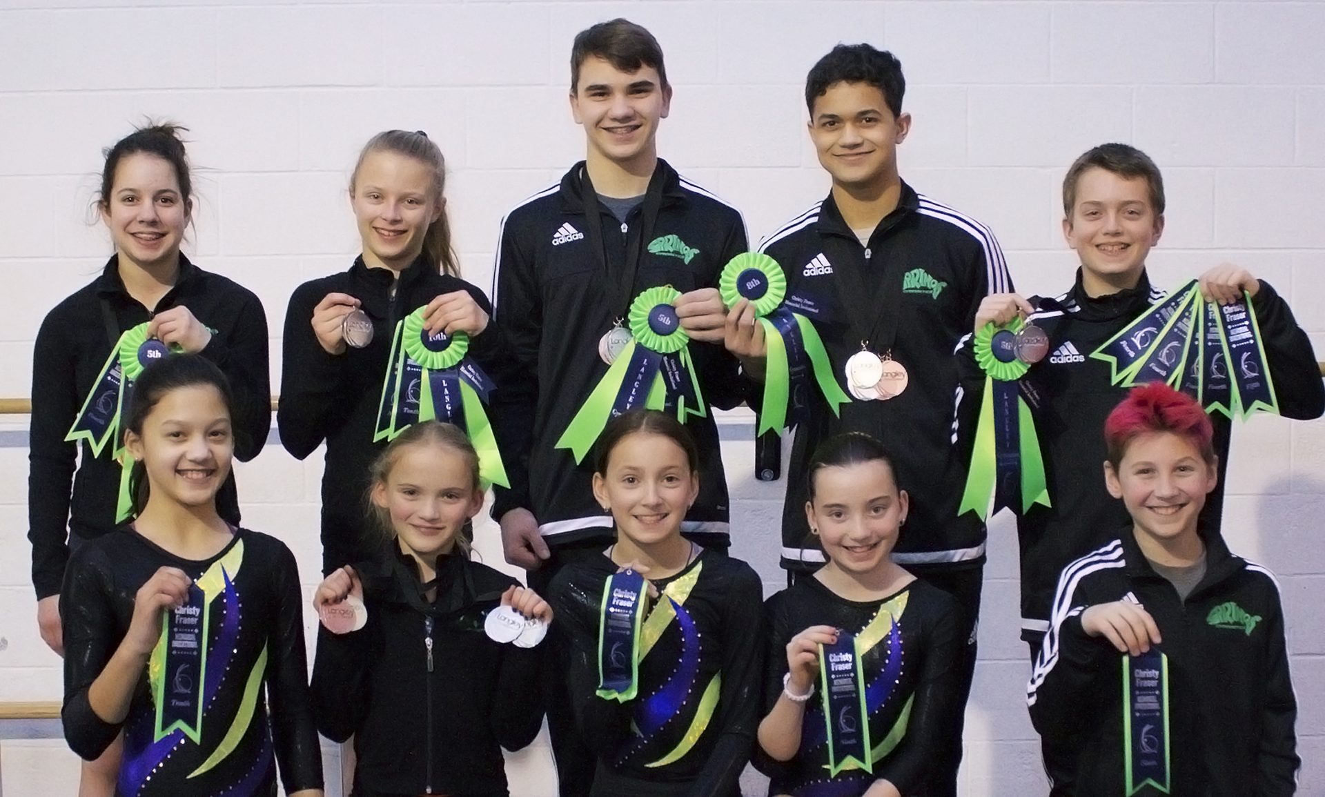 CR gymnasts have strong performance in Langley