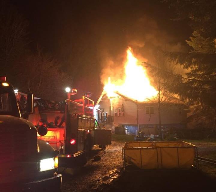 Five are left homeless after a Cumberland fire