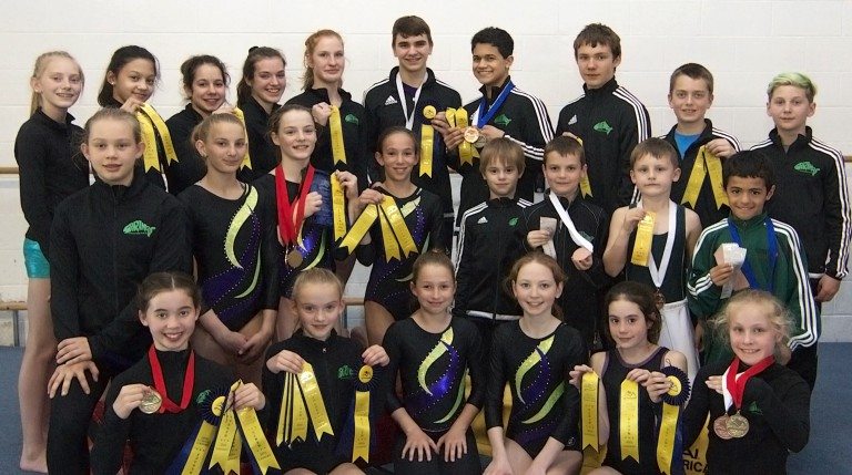 CR Gymnasts show strong performances at the Provincial Championships