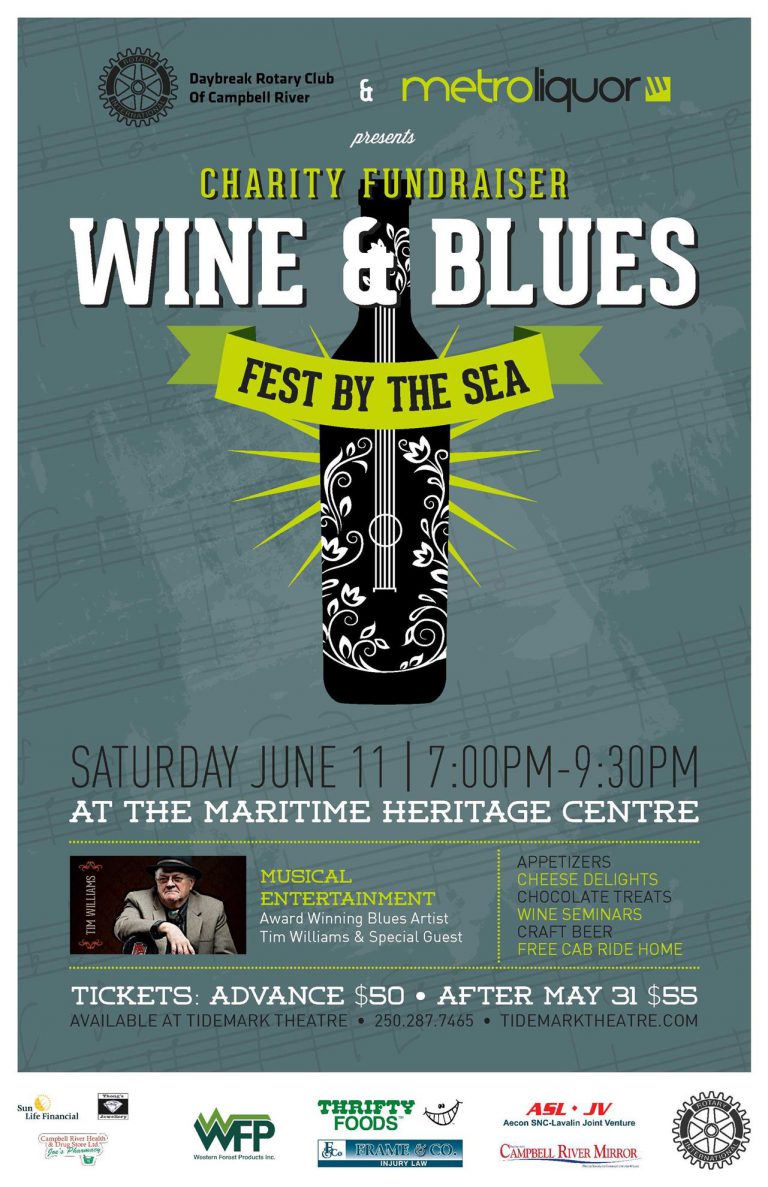 WINE & BLUES FEST BY THE SEA: JUNE 11