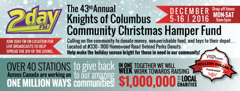 43 rd Annual Community Christmas Hamper Fund