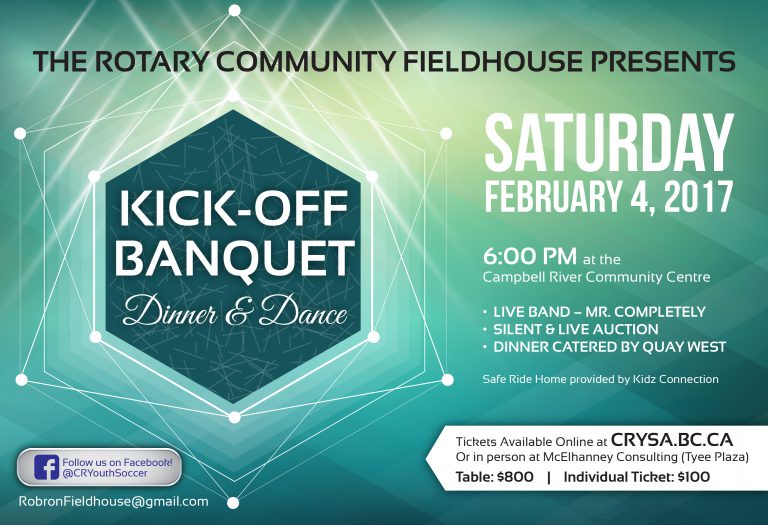 Fundraising banquet for new Robron Park field house