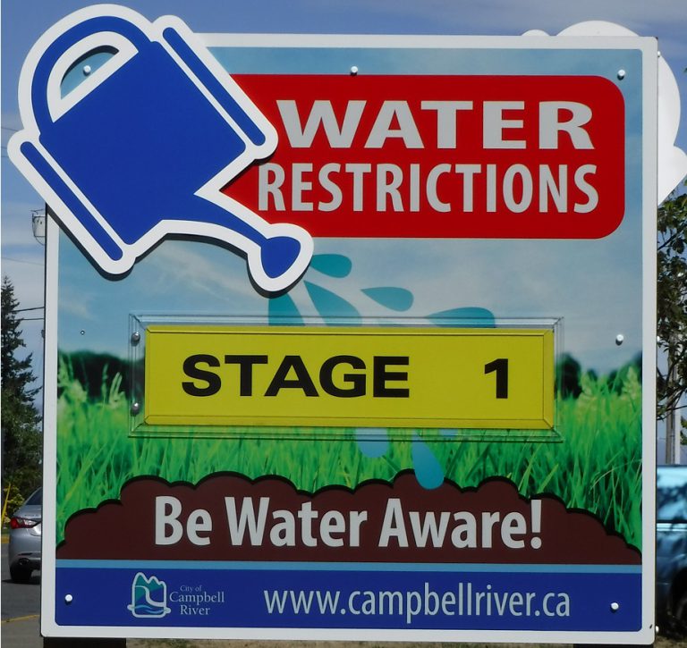 Watering restrictions go back down to stage one