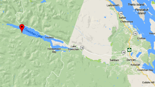 Driver Killed After Truck Plunges Into Water Near Lake Cowichan