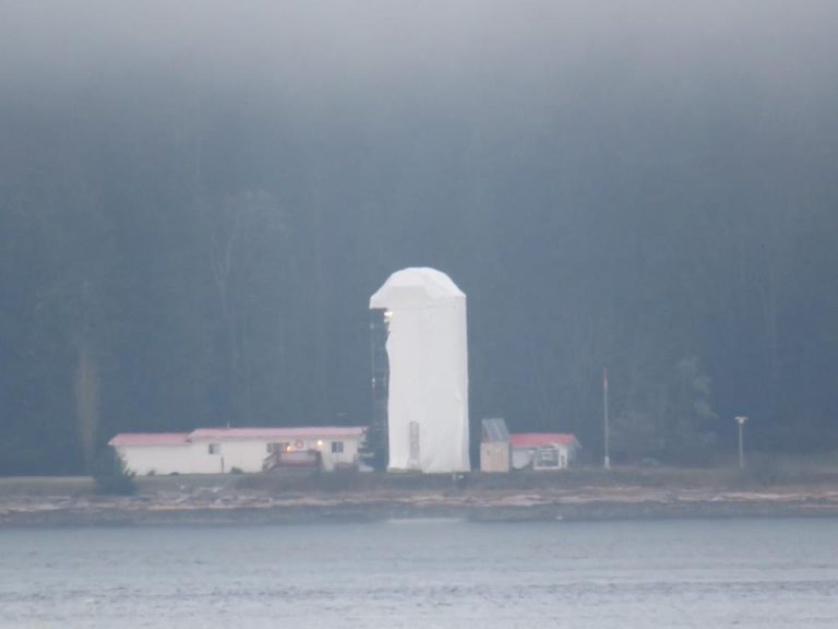 Lighthouse getting repairs, new paint job
