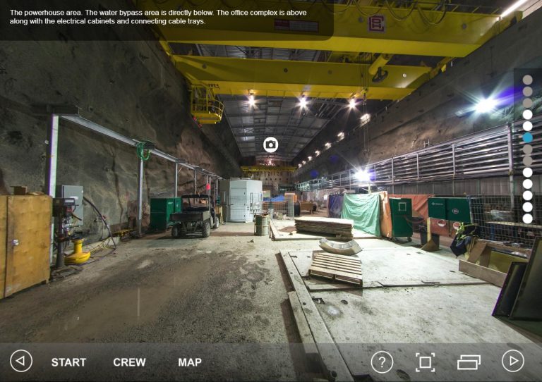 Third virtual tour of John Hart Dam ready to view online