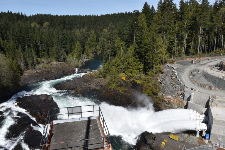 John Hart another step closer to completion as water flows through tunnels