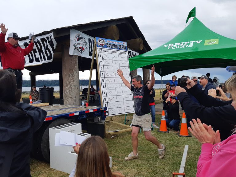 Salmon derby reels in more donations than ever