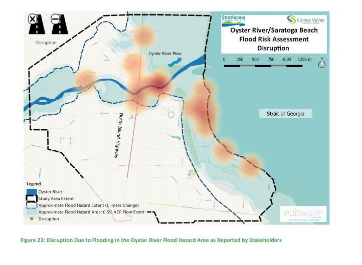 Regional districts apply for funding to mitigate flood risk in Oyster River region