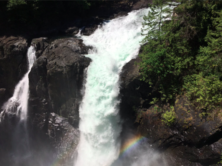 Extra water flow in Elk Falls Canyon, B.C. Hydro asks residents to stay away