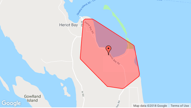 Power knocked in several areas around Quadra