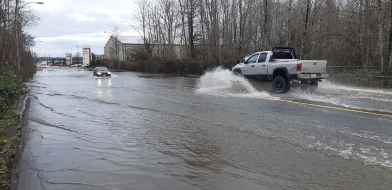 Do not drive through barricaded, flooded areas: city