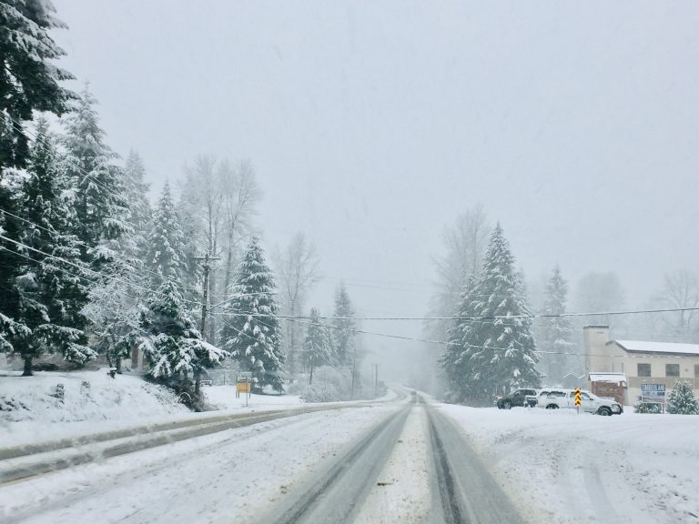 Campbell River gets more than half a month’s snowfall in a day
