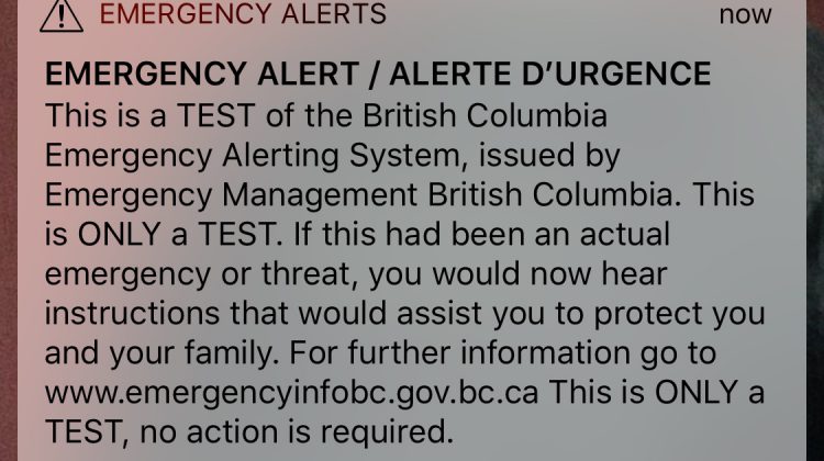 This is a drill: Province tests Alert Ready system