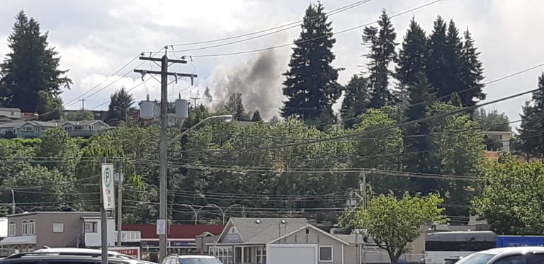 House fire reported in Campbell River