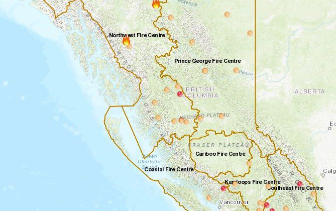 All S Quiet On Wildfire Front In Coastal Fire Centre Region My