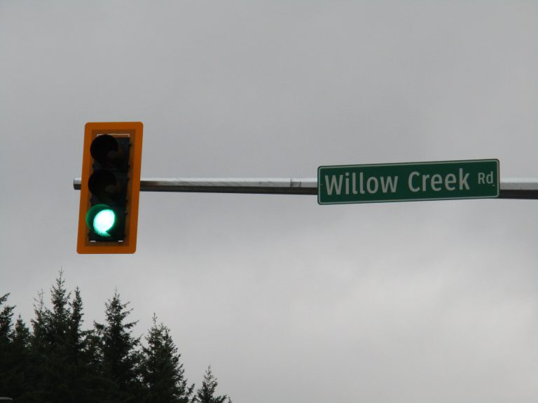 Willow Creek Road traffic lights operational