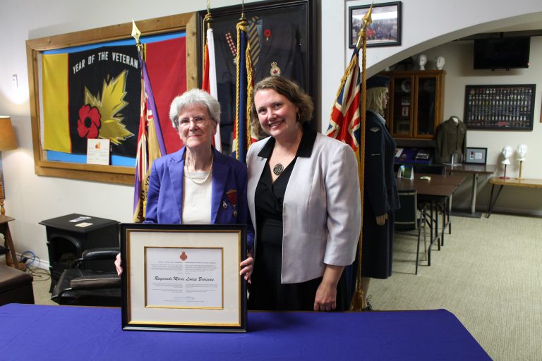 Gold River resident receives Minister of Veterans Affairs award