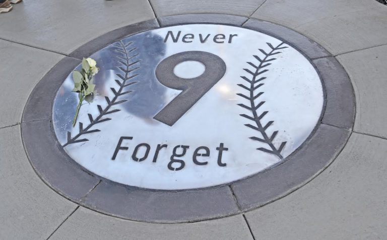 ‘Never Forget #9’ – Plaza honours memory of slo-pitch player