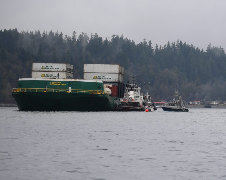 Coast Guard responds to Wei Wai Kum criticism of its grounded barge handling