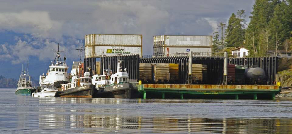 Barge grounded off Quadra Island has been moved - My Campbell River Now