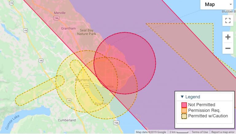 Airport, 19 Wing Comox sound alarm about operating drones in no-fly zones