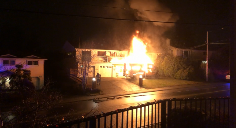 Fire destroys RV on South Alder St.