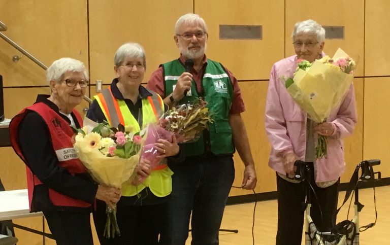 Regional Emergency Support volunteers recognized for a decade of service