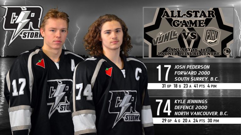 Two Campbell River Storm players heading to VIJHL All-Star game