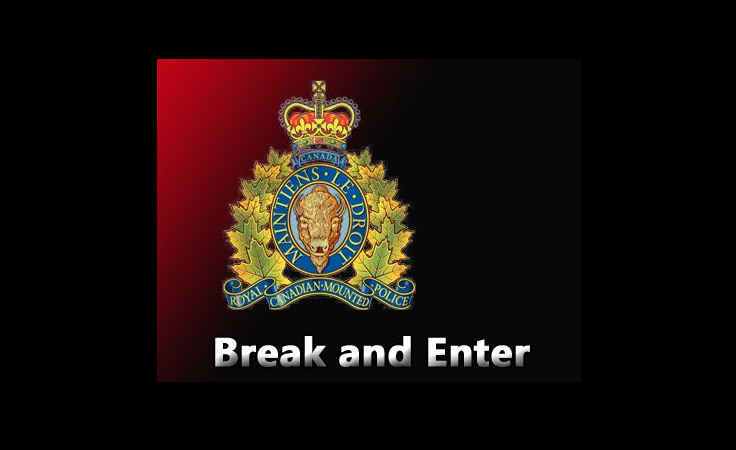 RCMP, Crime Stoppers seeking public’s help identifying break and enter suspects
