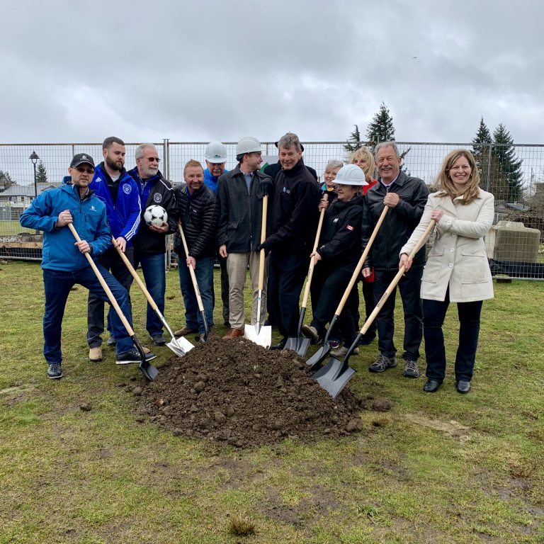 Construction for new fieldhouse begins at Campbell River’s Robron Park