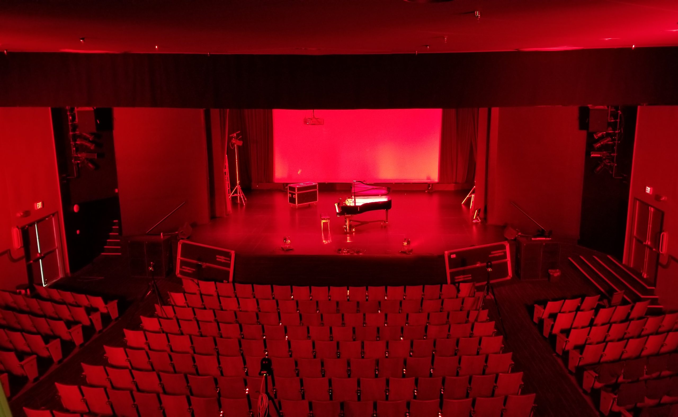 Tidemark Theatre going red in support of live event industry - My