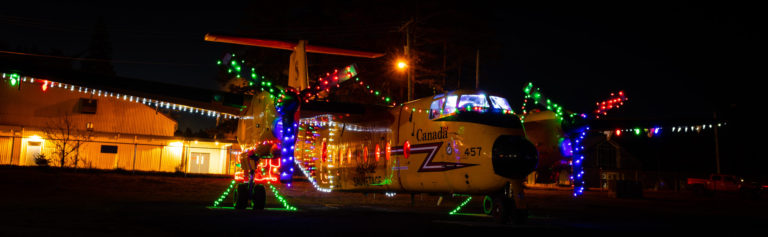 19 Wing Comox boosting spirits with Christmas lights display