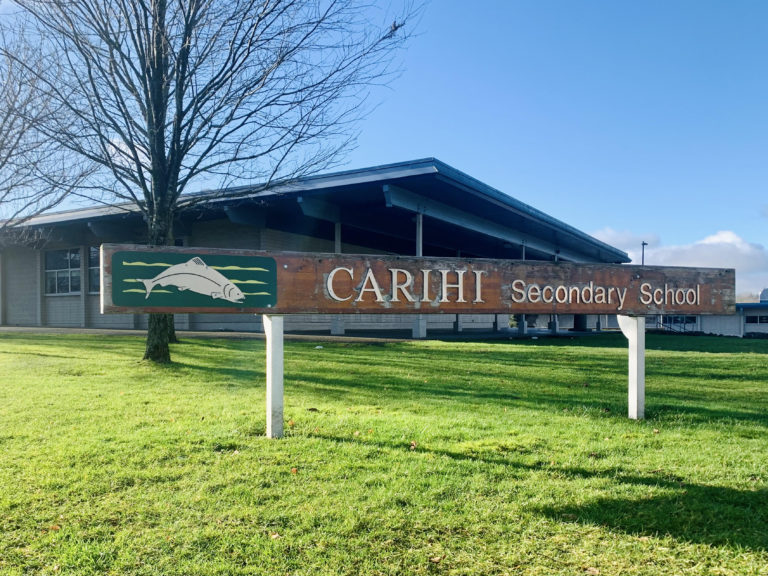 Smoke, but no fire at Carihi this afternoon during repair work