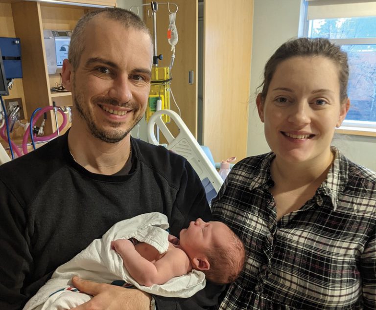Vancouver Island’s New Year’s baby arrives in Nanaimo