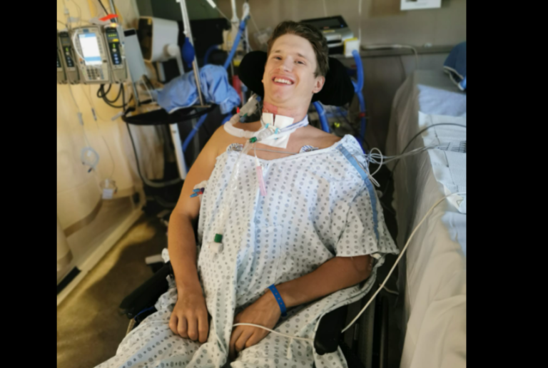 UPDATE: Long road to recovery begins for young man paralyzed in swimming accident