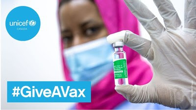 Canadians urged to #GiveAVax to help get vaccines to those in need
