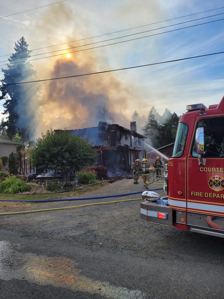 Weekend fire burns home in Royston