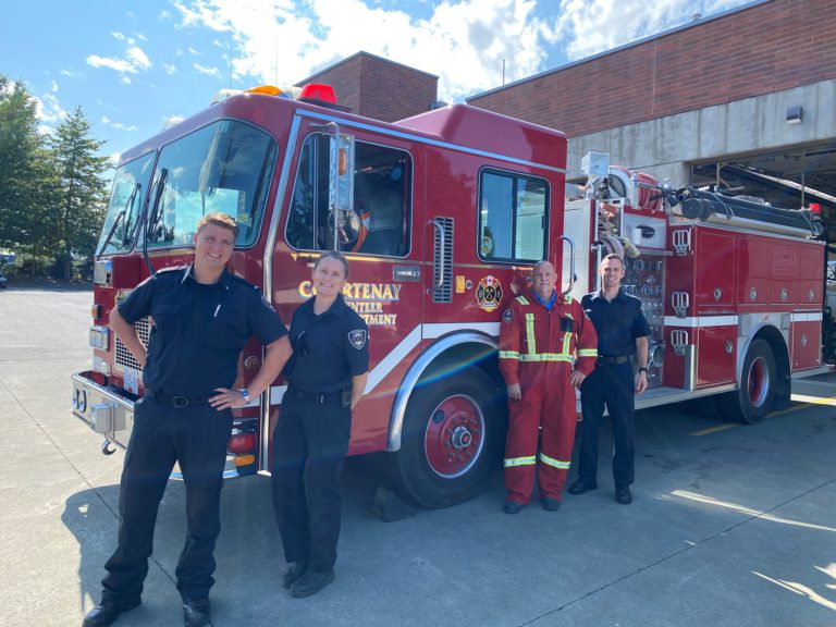 Courtenay, Oyster River fire crews headed to B.C. Interior to assist in wildfire response
