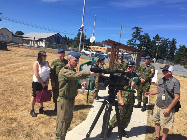 Brush fire at CFB Comox quickly contained