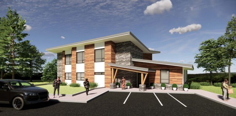 SRD building lodge in Campbell River for out-of-town patients