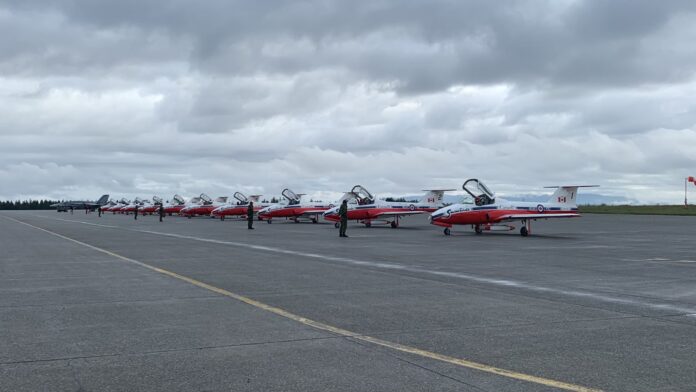 Mechanical problem grounds Snowbirds