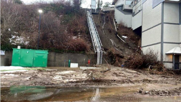 Landslide repair will cost nearly $657,000