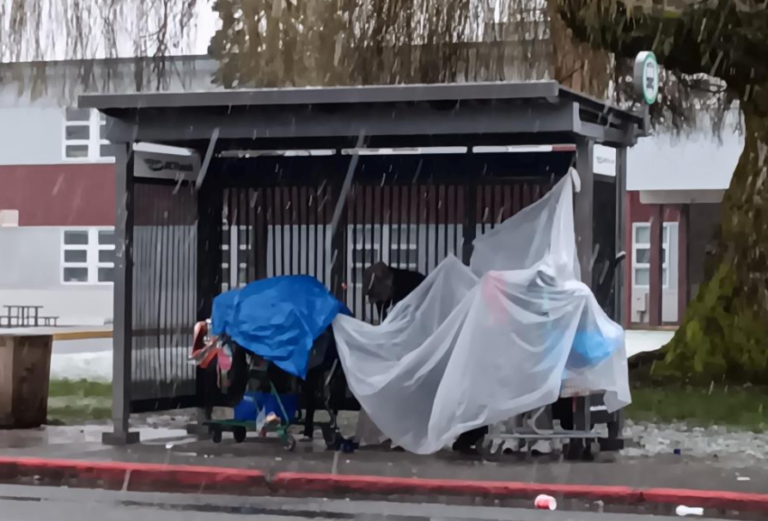 No one happy with removing bus shelters to prevent homeless camping